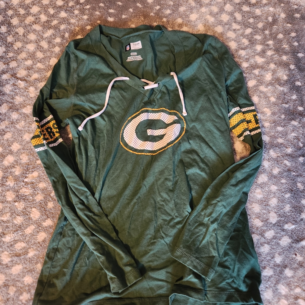 NFL Team Apparel Women's Green Shirt